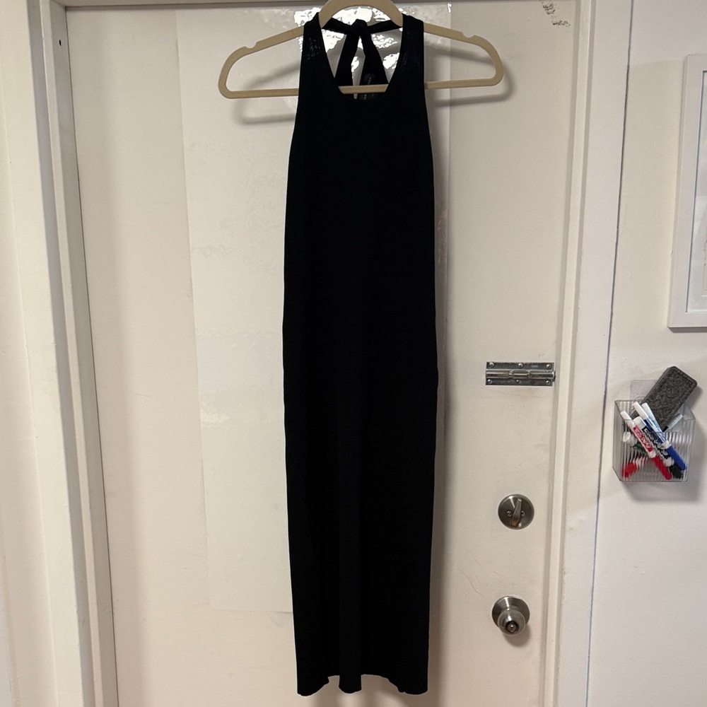 Modern Citizen Black Midi Bodycon Knit Dress